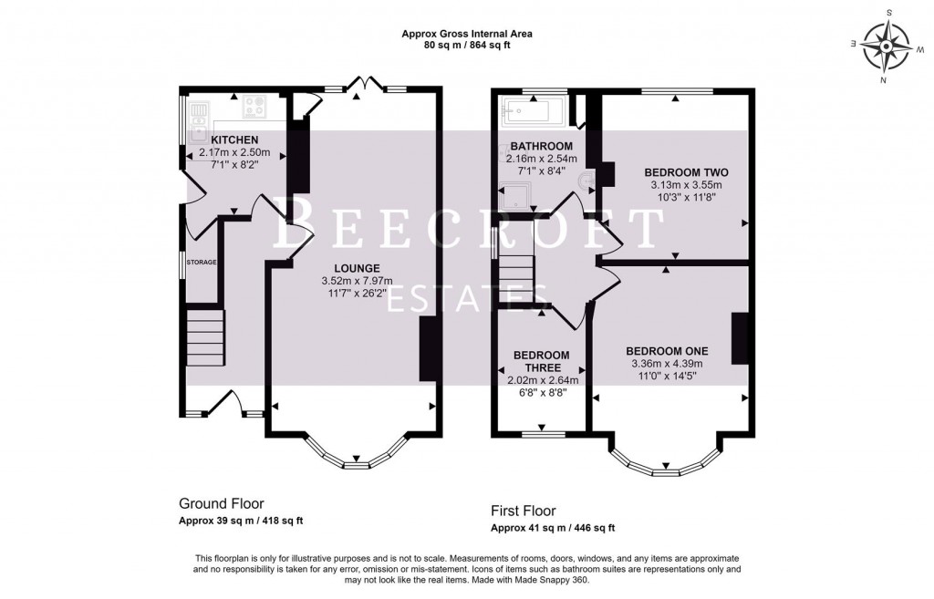 Floorplans For Ewden Road, Wombwell, Barnsley