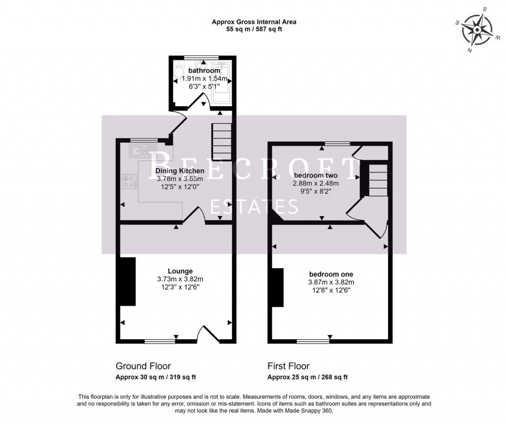 Floorplans For Victoria Road, Wombwell, Barnsley