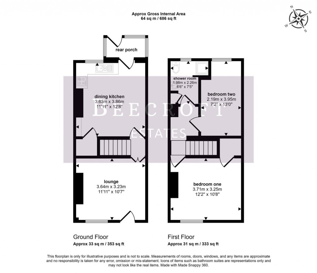 Floorplans For High Street, Royston, Barnsley