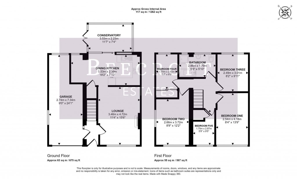 Floorplans For Ribble Croft, Chapeltown, Sheffield