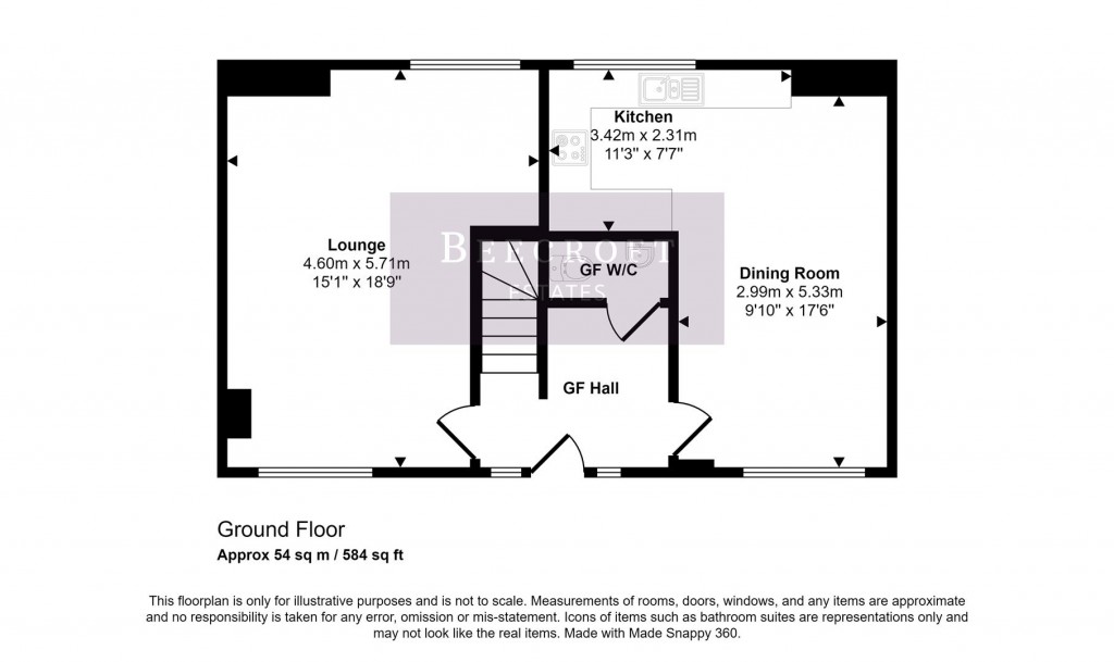 Floorplans For Old School House, West View Road, Mexborough