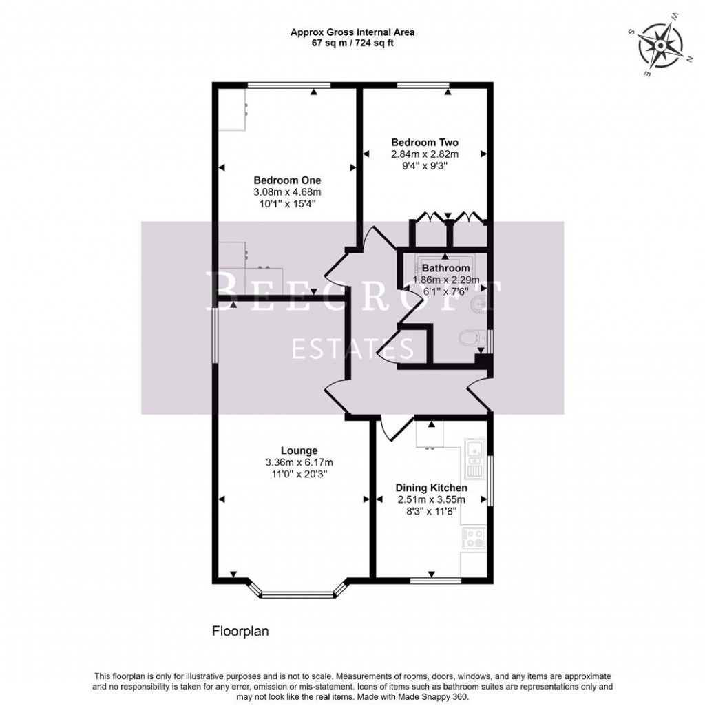 Floorplans For Wheatfield Drive, Thurnscoe, Rotherham