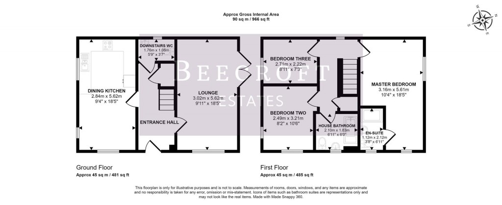 Floorplans For Mitchells Avenue, Wombwell, Barnsley