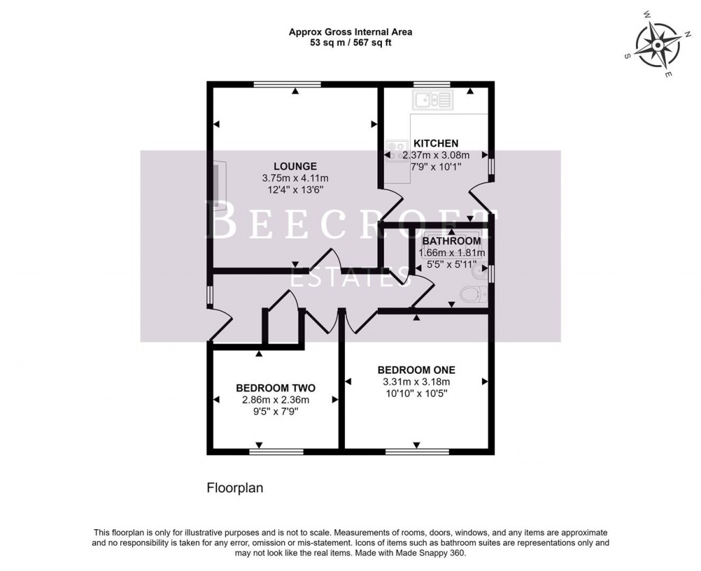 Floorplans For Tomlinson Road, Elsecar, Barnsley