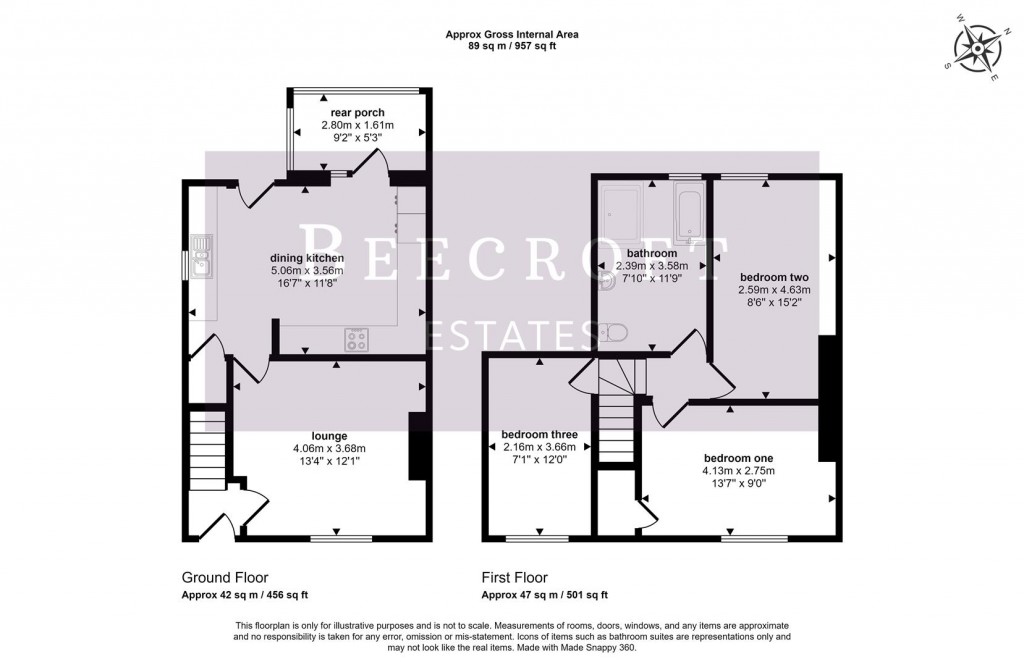 Floorplans For Wath Road, Wombwell, Barnsley