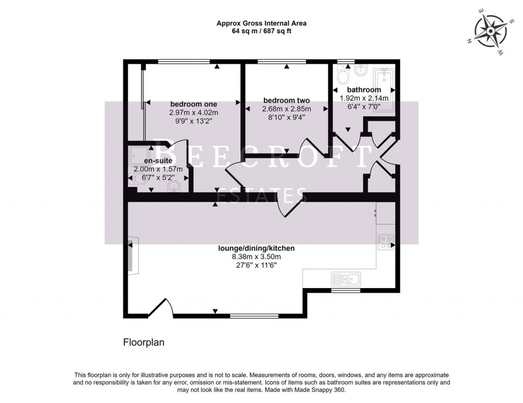 Floorplans For Mayflower Way, Wombwell, Barnsley