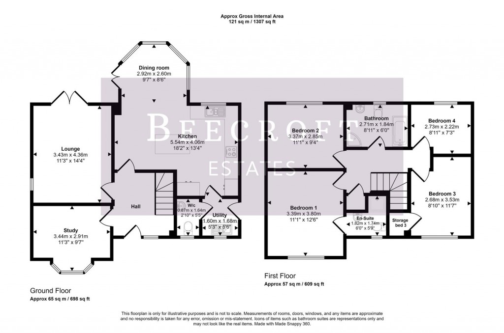 Floorplans For Kingfisher Drive, Wombwell, Barnsley