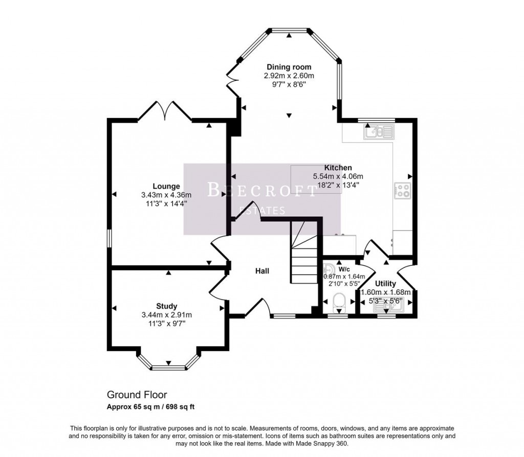 Floorplans For Kingfisher Drive, Wombwell, Barnsley