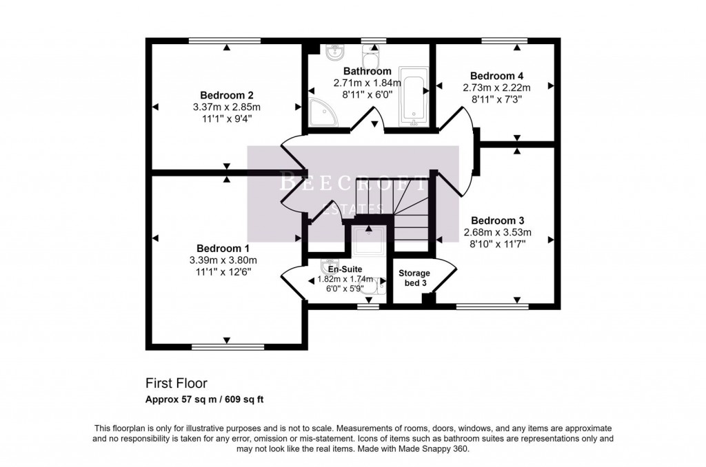 Floorplans For Kingfisher Drive, Wombwell, Barnsley