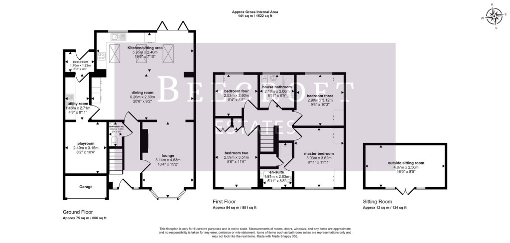 Floorplans For Teal Close, Wombwell, Barnsley