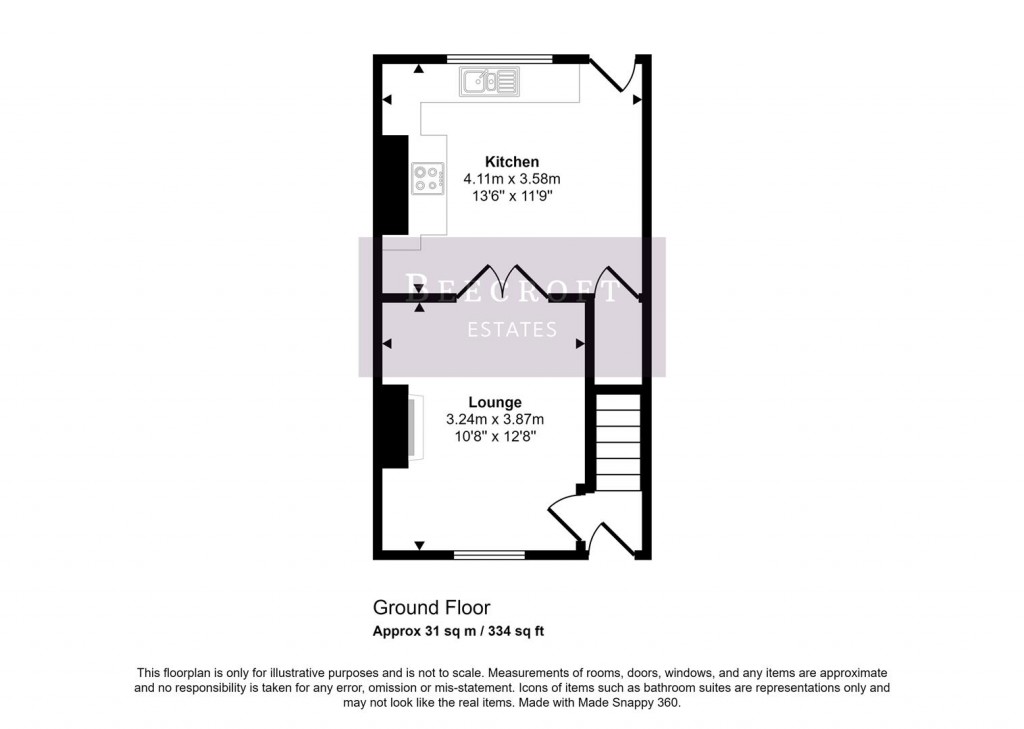 Floorplans For Lesley Road, Goldthorpe, Rotherham