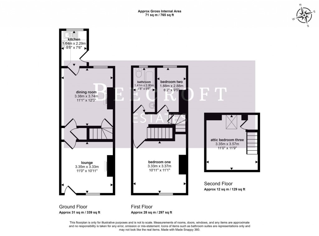 Floorplans For Meadowhall Road, Rotherham