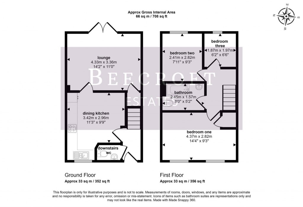 Floorplans For Park Way, Thurnscoe, Rotherham