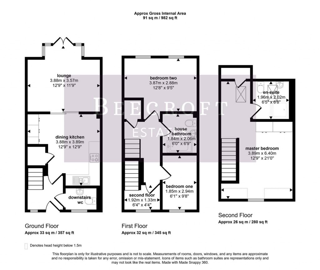 Floorplans For Wild Geese Way, Mexborough