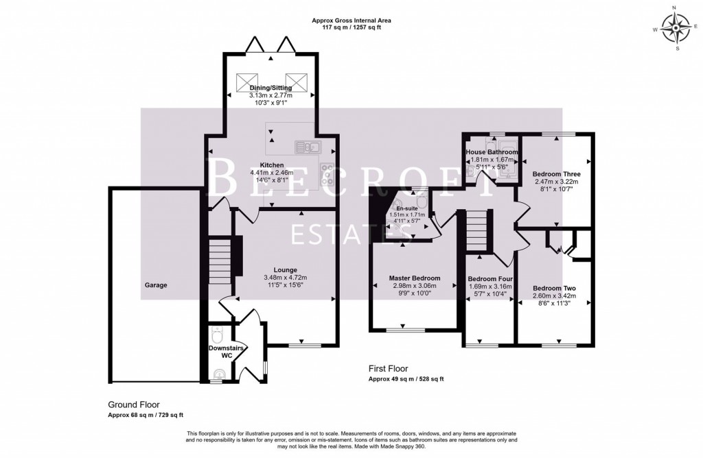 Floorplans For Rainborough Court, Brampton Bierlow, Rotherham