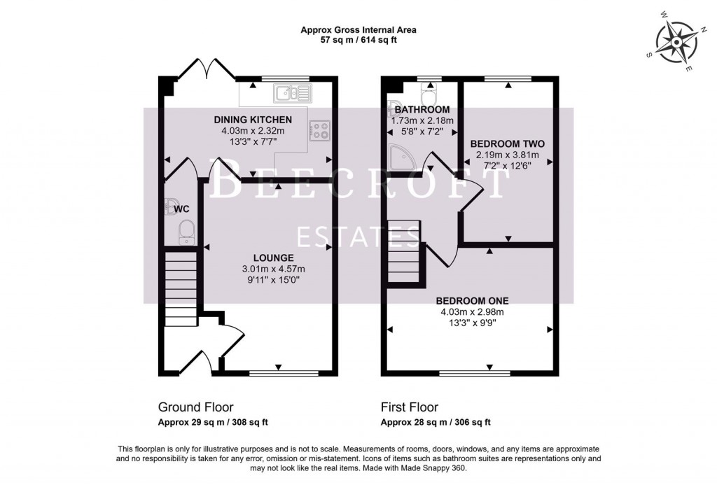 Floorplans For West Moor Croft, Goldthorpe, Rotherham