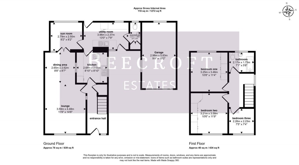 Floorplans For Woodlands View, Wombwell, Barnsley