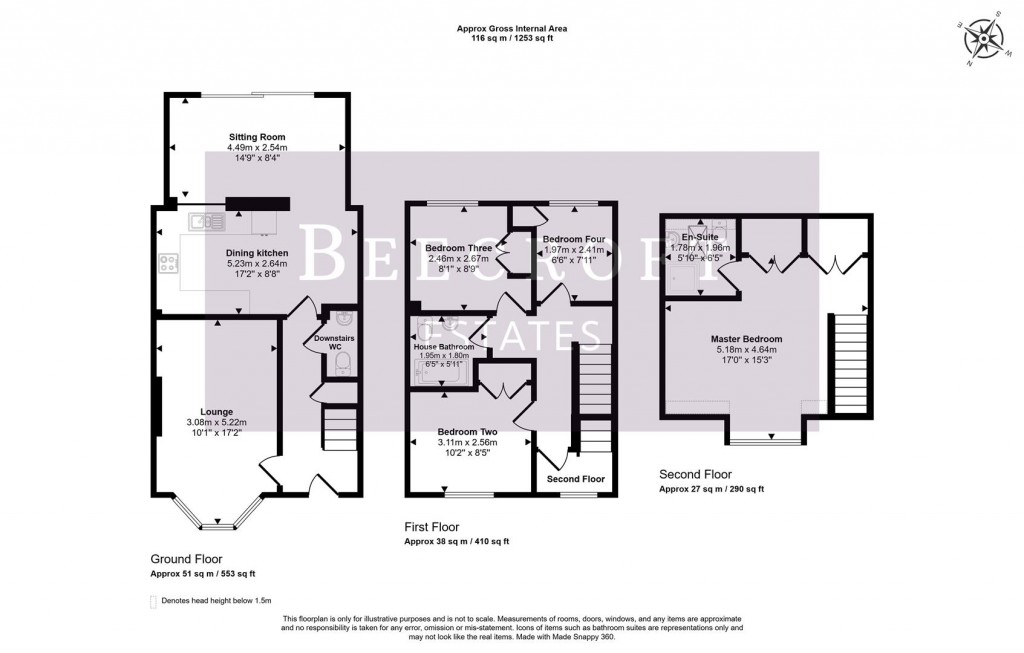 Floorplans For Woolscroft View, Hemingfield, Barnsley