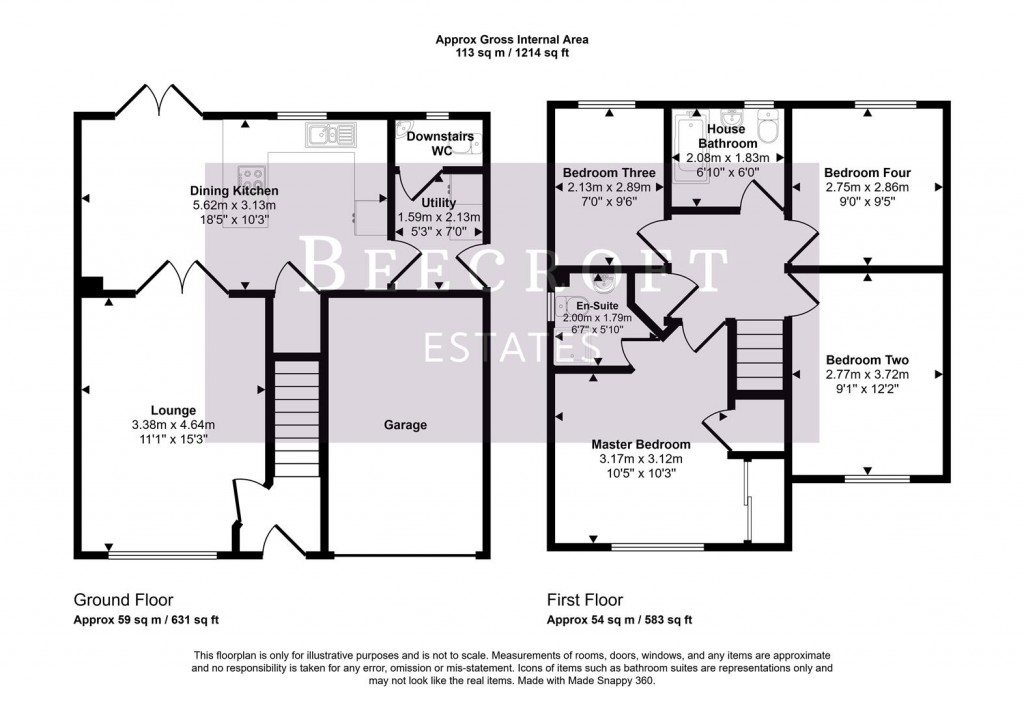 Floorplans For Wilson Court, Wombwell, Barnsley