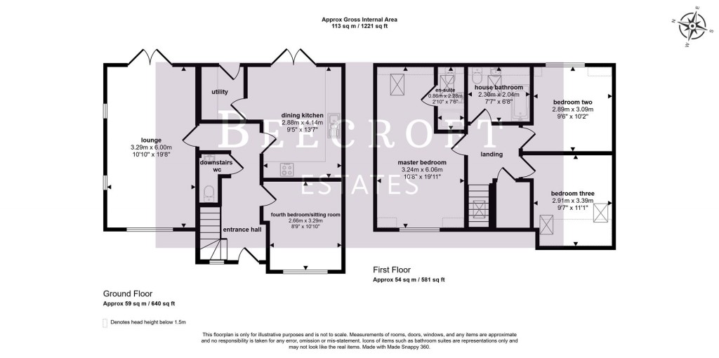 Floorplans For Edmunds Road, Worsbrough, Barnsley