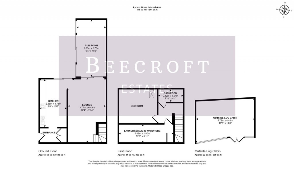 Floorplans For The Annex, Boroughbridge Road, York