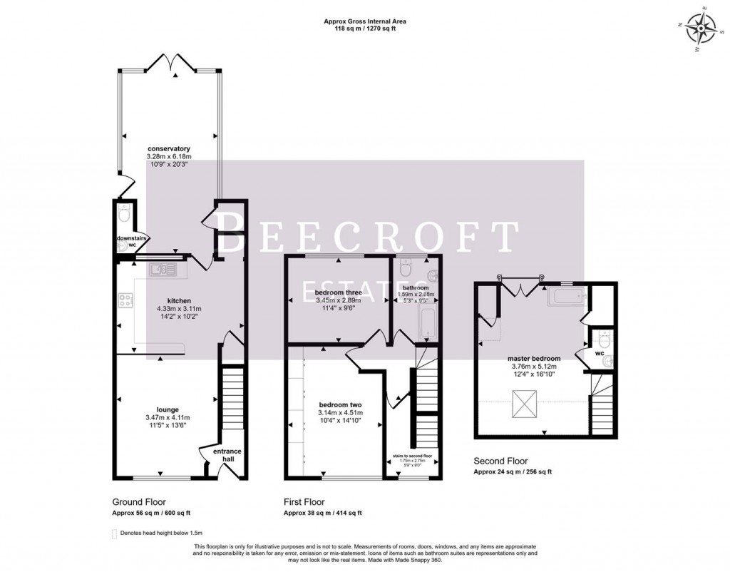 Floorplans For The Avenue, Harlington, Doncaster