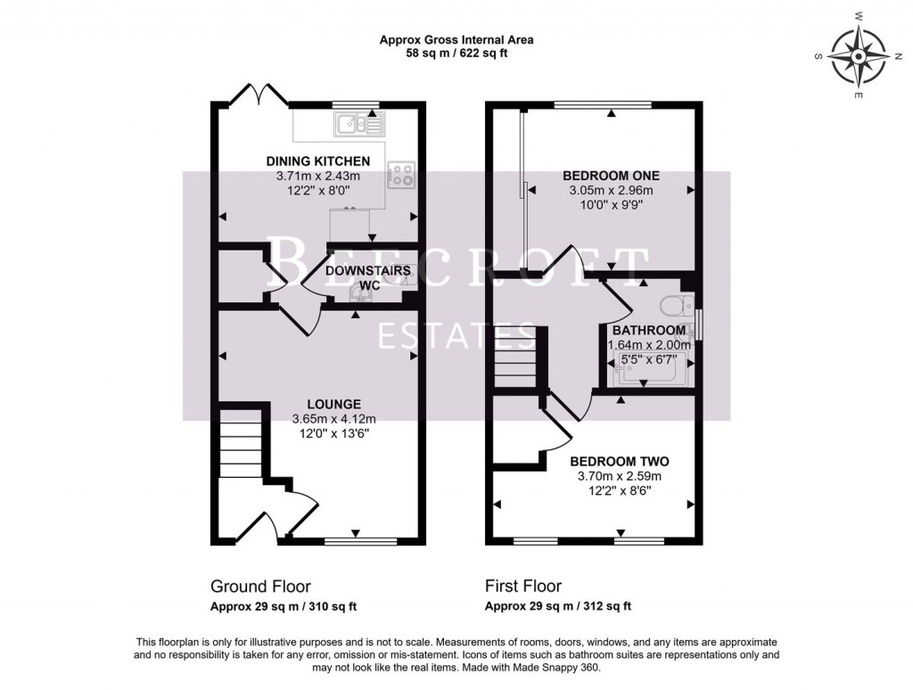 Floorplans For Almond Croft, Wombwell, Barnsley