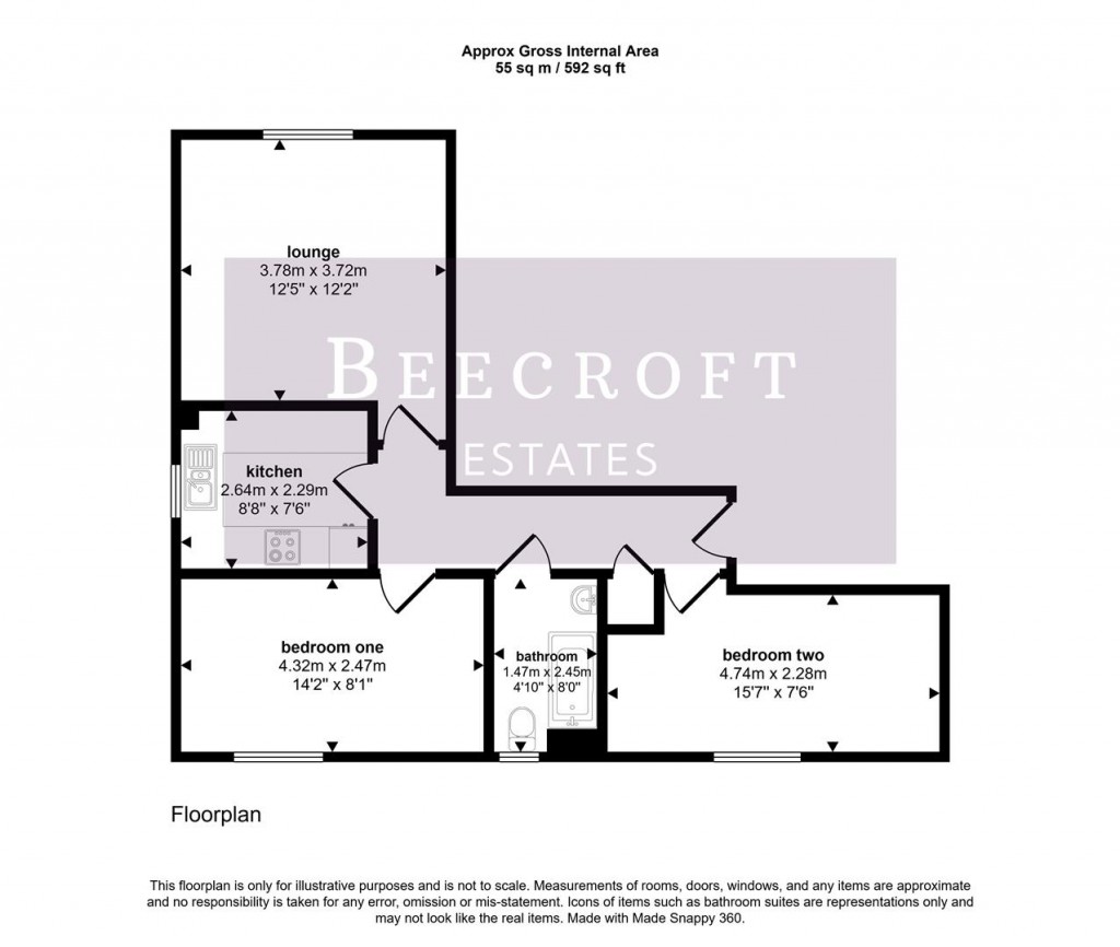 Floorplans For High Balk, BARNSLEY