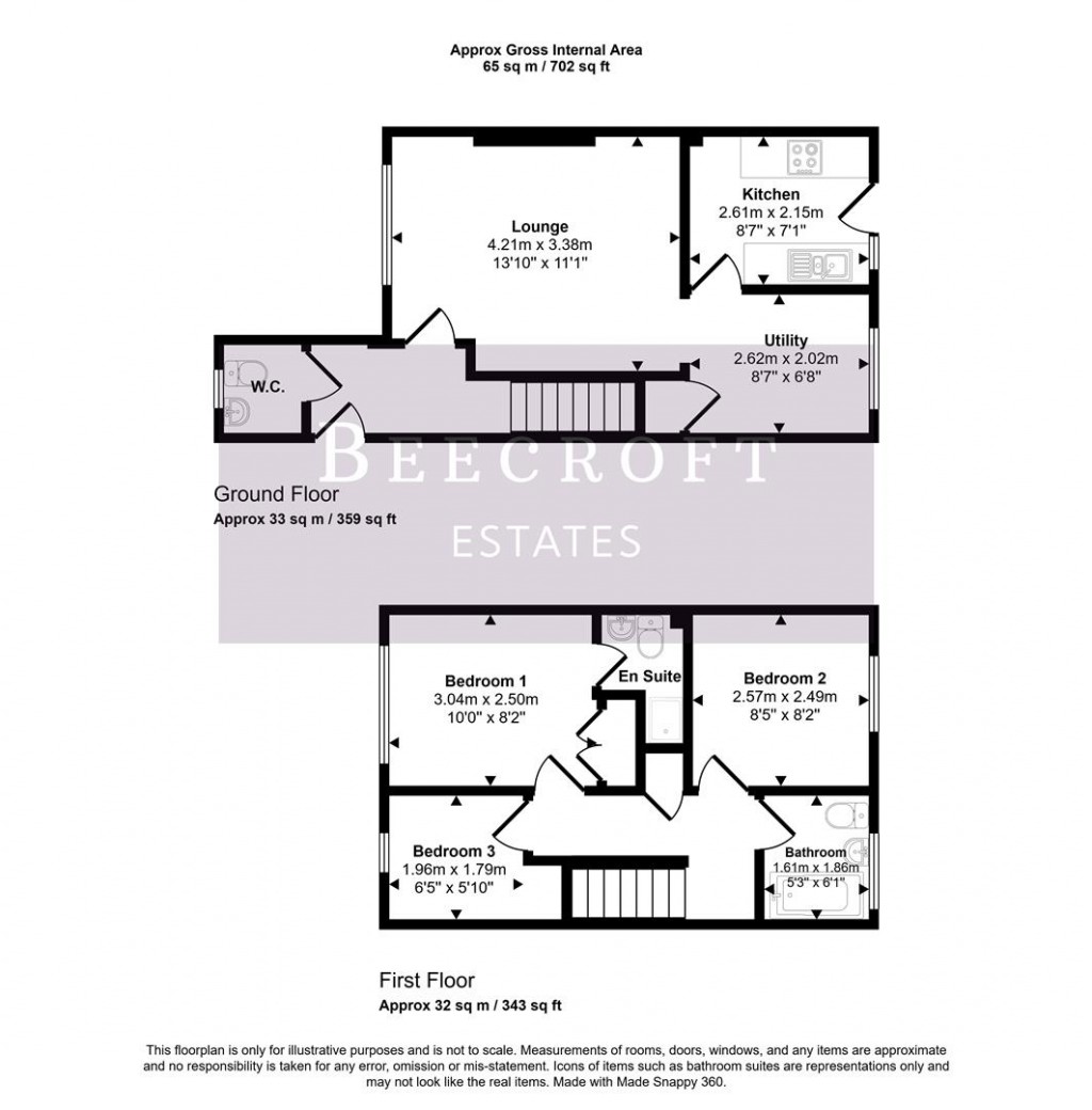 Floorplans For Cedar Walk, Featherstone, Pontefract