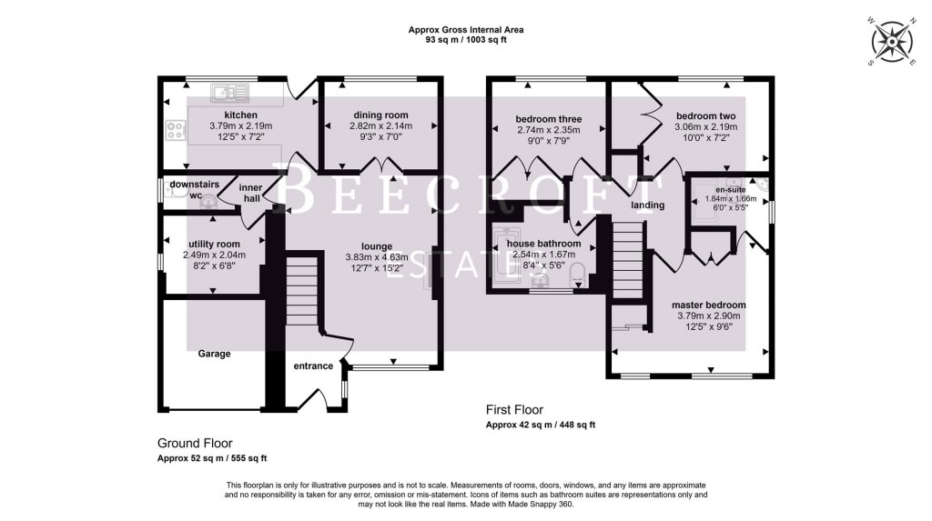 Floorplans For Old House Close, Hemingfield, Barnsley