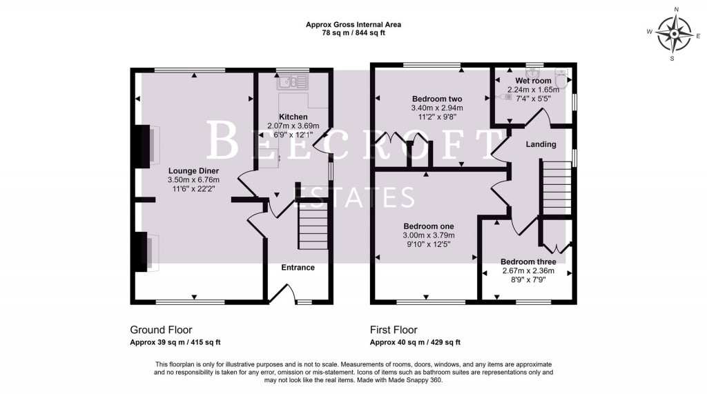 Floorplans For Garden Drive, Brampton, Barnsley