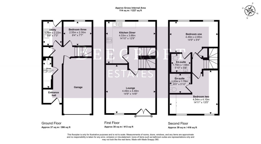 Floorplans For Roebuck Ridge, Jump, BARNSLEY