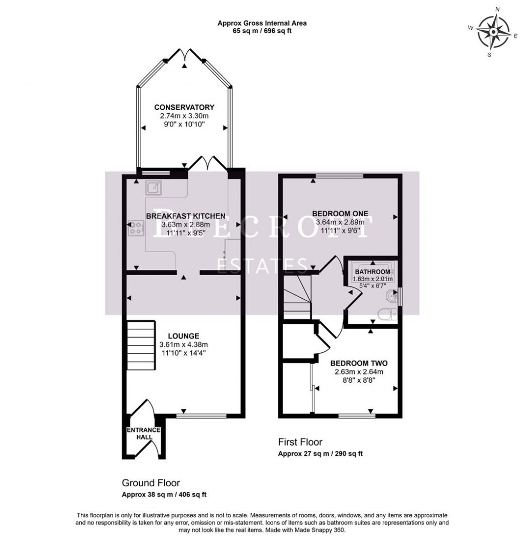 Floorplans For Nethercroft, Barugh Green, Barnsley